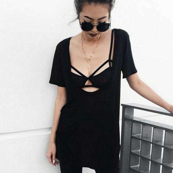 Urban Outfitters Grey Strappy Lace Bralette - Picture 6 of 8